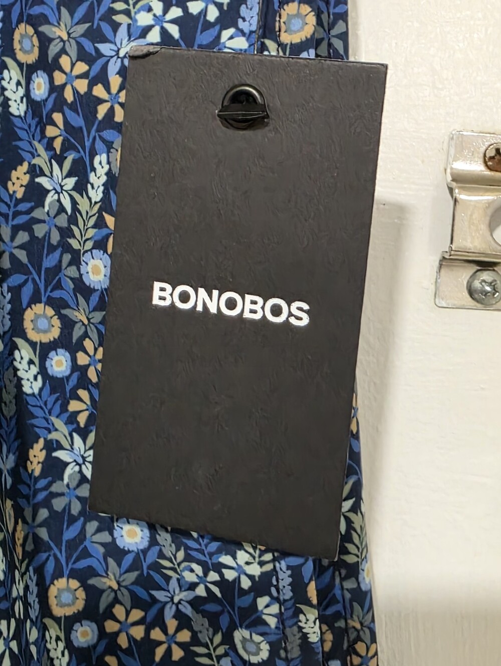 Bonobos Blue Floral Pattern Swim Trunks - Picture 3 of 6
